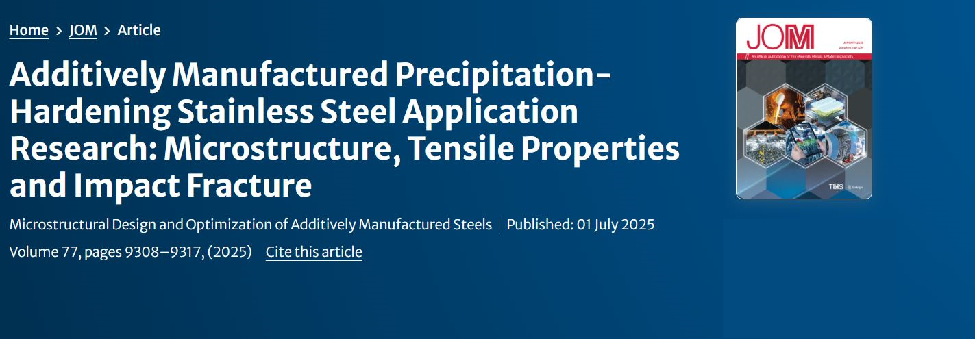 In-Depth Study of the Microstructure, Tensile Properties, and Impact Fracture of AM17-6 — Collaborated With Dr. Hung; Published in JOM